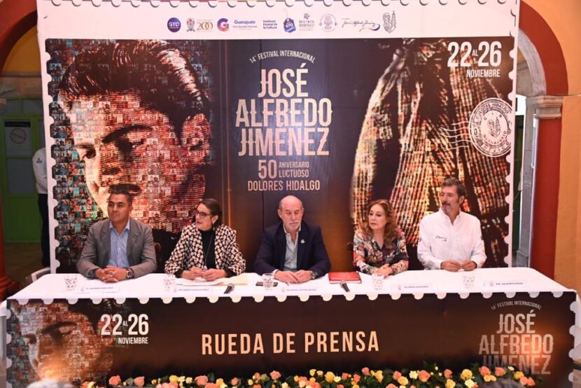 DOLORES HIDALGO: PRESENTAN PROGRAMA DEL FESTIVAL DE JOSÉ ALFREDO JIMÉNEZ.