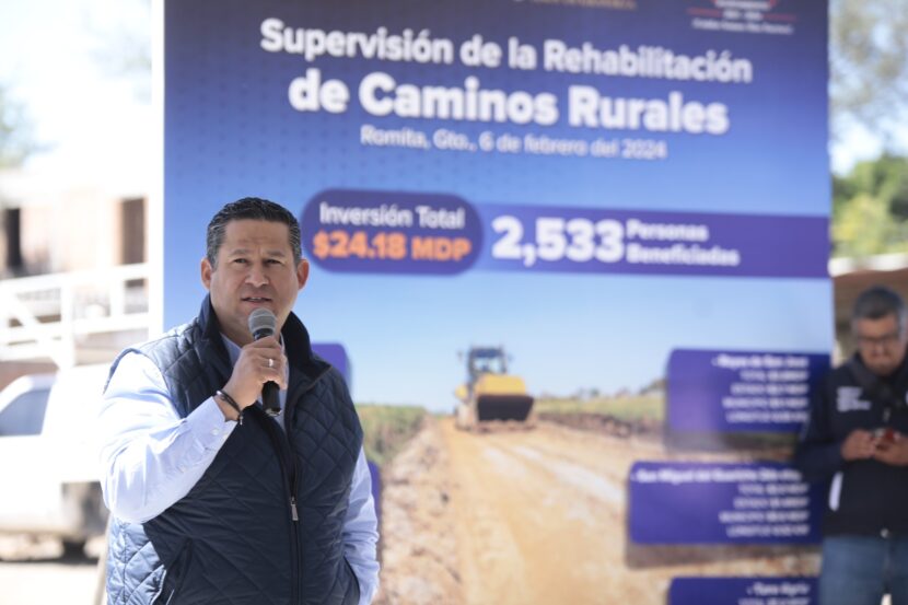 GOBIERNO DEL ESTADO: Entrega y supervisa Gobernador obras por  100 millones de pesos en Romita.