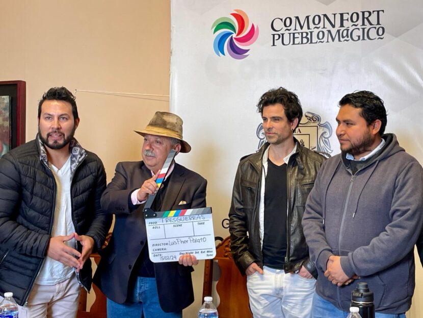El Municipio de Comonfort abrió las puertas al rodaje del largometraje ‘Tres Guerras, el Miguel Ángel Mexicano’.