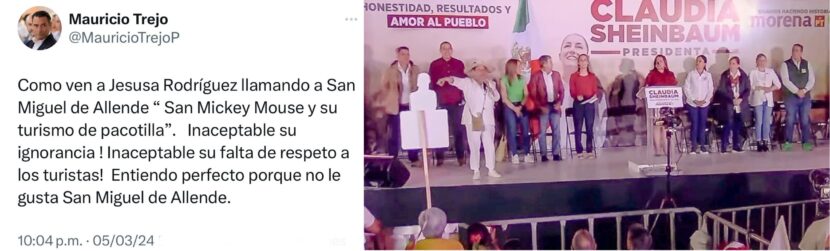 SAN MIGUEL DE ALLENDE: Responde Mauricio Trejo a ex senadora de MORENA ante las descalificaciones del turismo de SMA.