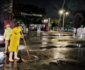 MONITOREA Y ATIENDE SAPAS DIVERSOS PUNTOS DEL MUNICIPIO POR LLUVIAS DEL FIN DE SEMANA