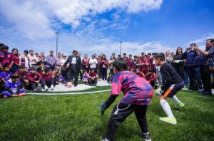 INAUGURAN 5 CANCHAS DEL MUNDIAL SOCIAL EN CELAYA
