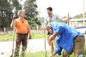 Continúa programa de reforestación en Manuel Doblado, en el marco del Día Nacional del Árbol.