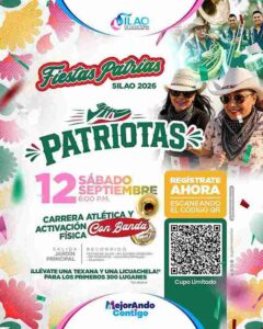 SILAO INVITAN A PARTICIPAR EN LA CARRERA Y  ACTIVACIÓN FÍSICA “PATRIOTAS”
