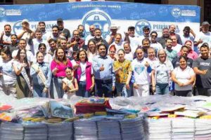 Comerciantes de Purísima se unen y donan 11 mil 816 útiles escolares para apoyar a estudiantes