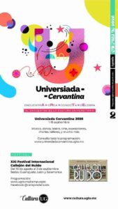 Llega la Universiada Cervantina 2026 con diferentes presentaciones culturales y artistas nacionales a Guanajuato