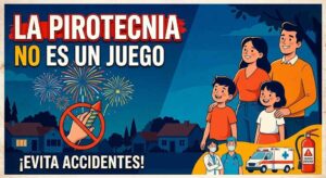 SSG llama a evitar el uso de pirotecnia durante las Fiestas Patrias.