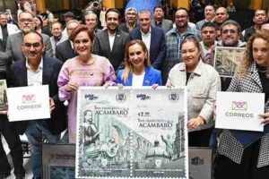 Memoria postal de México inscribe los 500 años de Acámbaro con un timbre postal