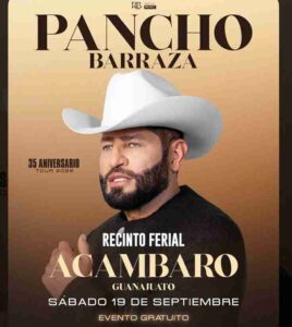 Pancho Barraza se suma a la celebración por los 500 años de Acámbaro