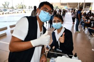 SSG supera meta de vacunación contra COVID-19.