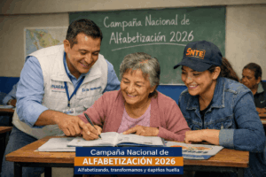 INAEBA invita a docentes de Guanajuato a sumarse a la Campaña Nacional de Alfabetización 2026.