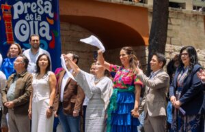 Asiste Gobernadora a la Apertura de la Presa de la Olla en Guanajuato