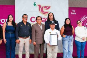 Fortalecen al INFOPOL con equipamiento para cadetes y reciben reconocimiento ambiental por la PAOT