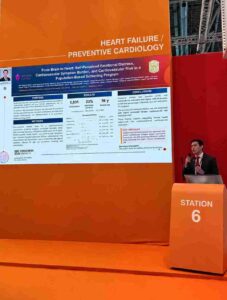 Estudiante UG presenta investigación sobre salud mental y riesgo cardiovascular en el Congreso Europeo de Cardiología 2026 en Alemania